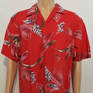 HAWAII BLUES LARGE BUTTON DOWN SHIRT